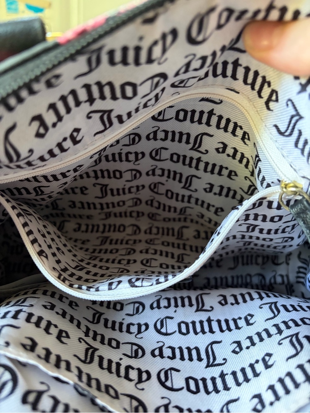 Juicy Couture Rose Shadows Floral Dome Satchel Bag - Picture 6 of 6